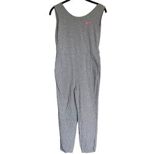 Nike Girls Sleeveless Jumpsuit-Blue W/ Mulitcolor Specks-Size M-Fair